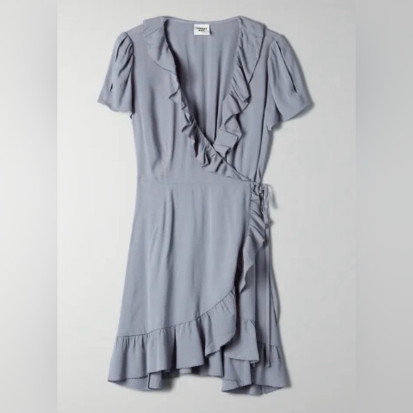 Sunday Best Dresses & Skirts - Aritzia Sunday Best Ruffle Wrap Dress